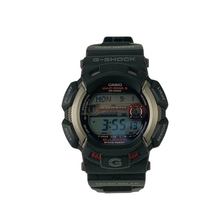 カシオ 時計 G-SHOCK MASTER OF G - SEA ガルフマン TI ラバー GW-9110-1JF ブラック文字盤 メンズ時計 メンズウォッチ 高級 ブランド【本物保証】