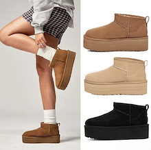 1135092 ウィメンズ クラシック ウルトラ ミニ プラットフォーム 厚底 ブーツ レディース