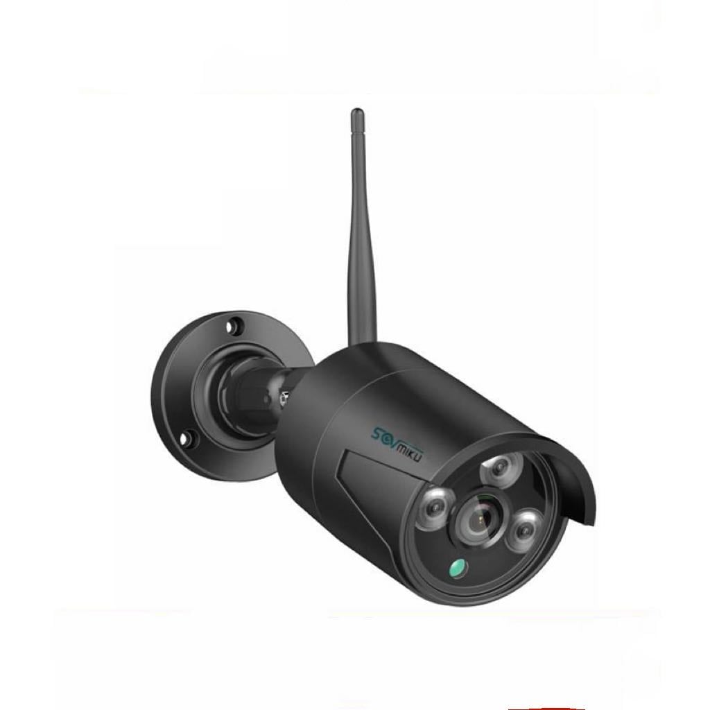 増設可能NVR 300画素 防犯カメラ ネットワークカメラ wifi　増設用 単独使用不可 IP66級防水防塵 動体検知 屋内外対応　黒色カメラ