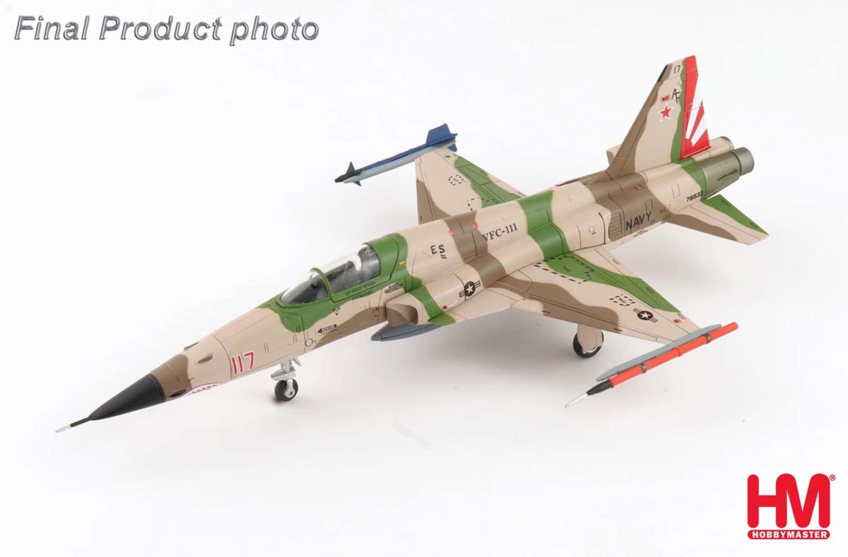 ホビーマスター 1/72 F-5N "Adversary Fighter" Red 117 761533 VFC-111 2014【HA3383】 塗装済完成品 HA3383 F-5N Adversa