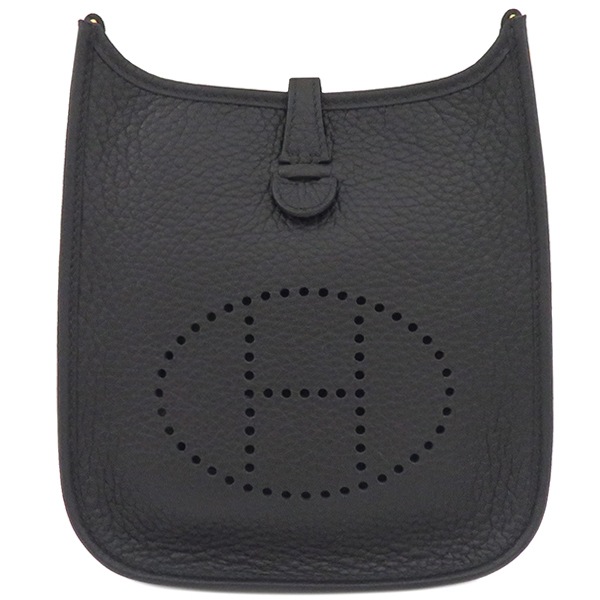 エルメス HERMES ショルダーバッグ エヴリンTPM トリヨンクレマンス ブラック ゴールド金具 新品 未使用 黒 W刻印（2024年製） 【箱】【中古】