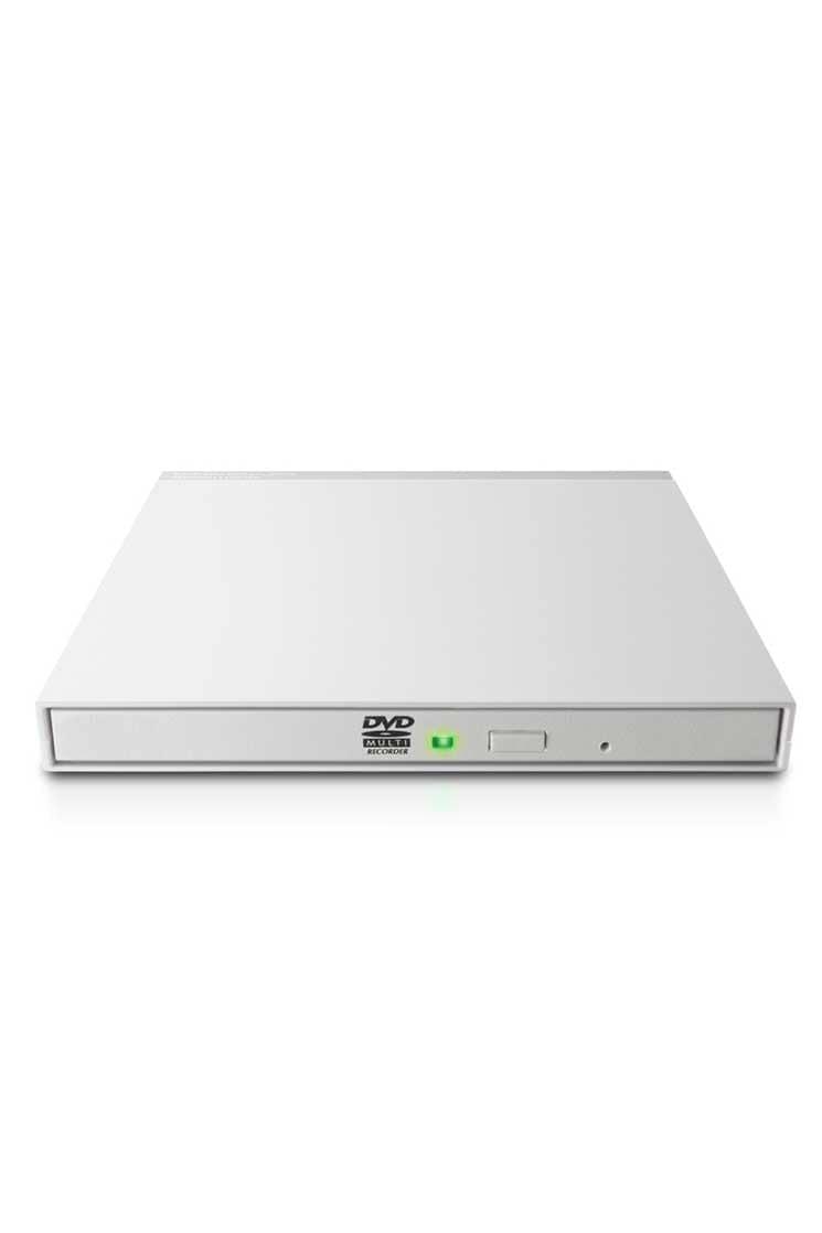 DVDドライブ USB2.0 薄型 ｵｰﾙｲﾝﾜﾝｿﾌﾄ付 Type-Cケーブル付 ホワイト