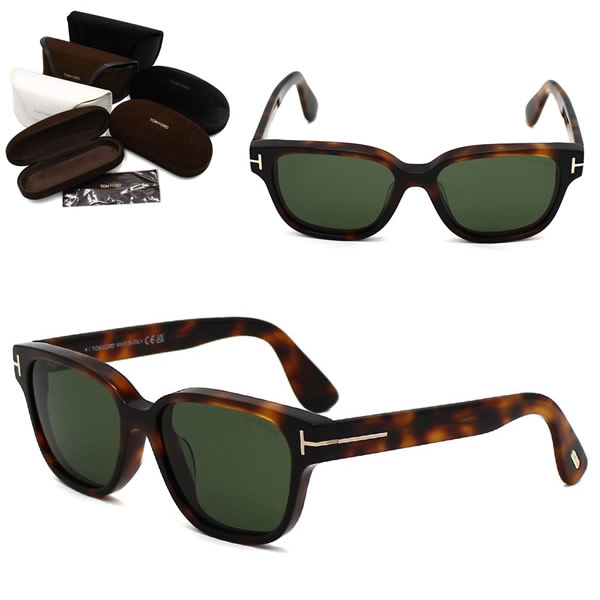 サングラス FT1273-D/S 53N 54 TF1273 EYEWEAR アジアンフィット ハバナ グリーン メンズ レディース ユニセックス
