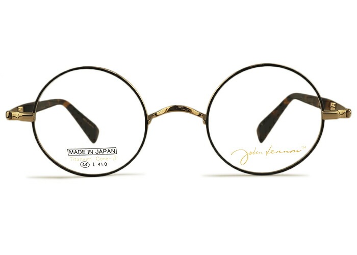 メガネ ジョンレノン John Lennon jl-1118 日本製 チタン 一山 鼻パッドなし フルリム 丸 伊達 度付き 老眼鏡 遠近両用 レトロ アンティーク ラウンド jl1