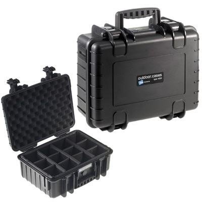 B&W アウトドアハードケース タイプ4000RPD BK BW0007RPD ブラック