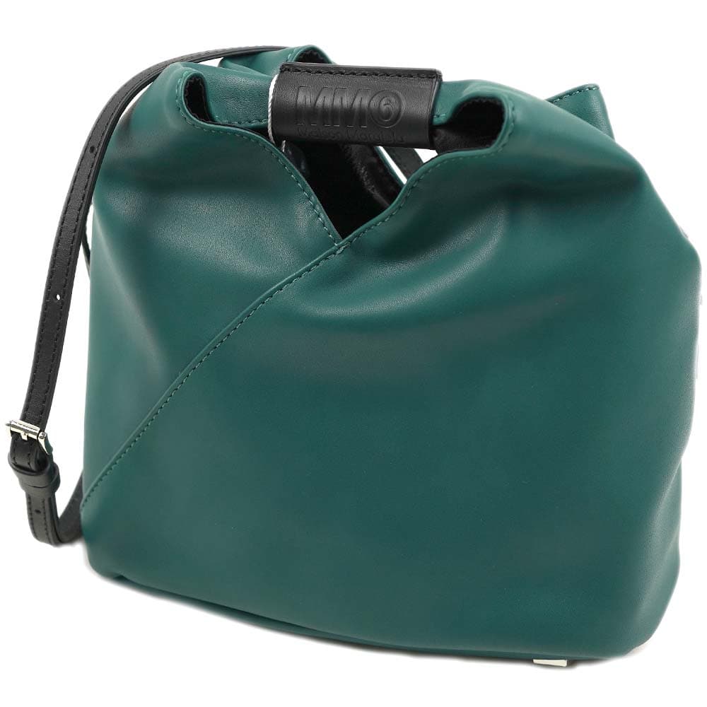 エムエムシックス メゾンマルジェラ バッグ ハンドバッグ ショルダーバッグ ジャパニーズバッグ グリーン系×ブラック MM6 S54WD0106P4313T7160