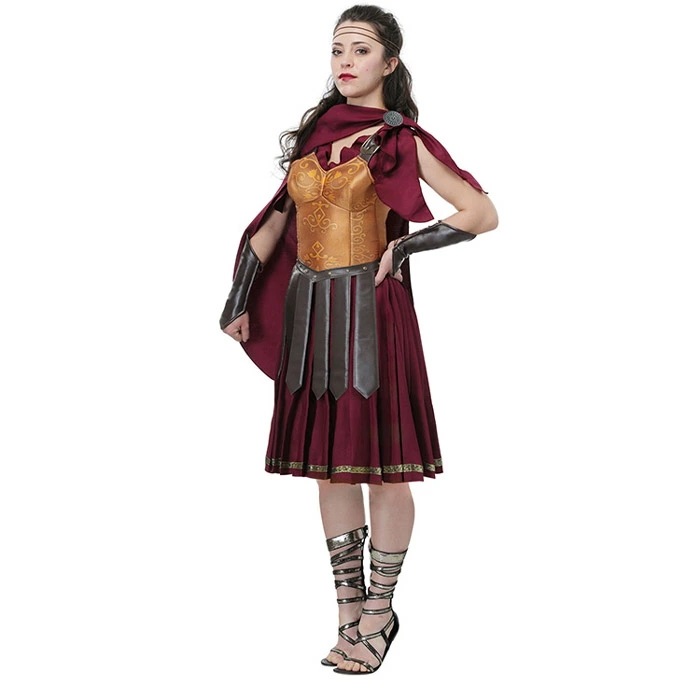 【短納期】 ハロウィン コスプレ 衣装 大人 レディース ローマ 戦士 武士 侍 女王 女戦士 コスチューム 仮装 変装 女性 格闘士 イタリ サムライ ハロウィン コスプレ 衣装 イベント パーティ