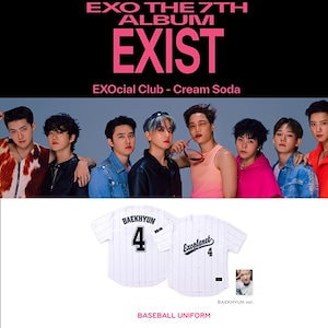 EXO [EXOcial Club - Cream Soda] BASEBALL UNIFORM B ver. – SM