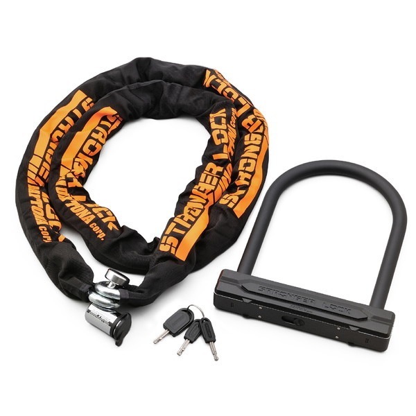 D31253 ストロンガーロックセット チェーンロック2m+U字ロックH220mm 10,380円