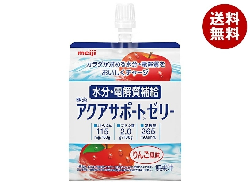 明治 アクアサポートゼリー 200gパウチ×24本入×(2ケース)