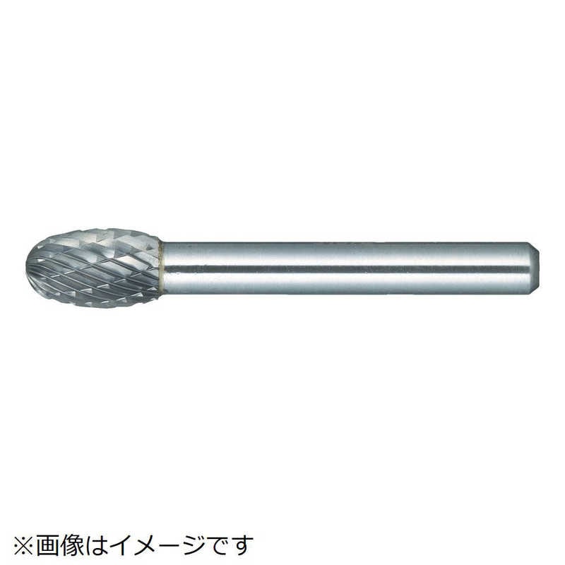 トラスコ中山　超硬バー タマゴ型 Φ12.7X刃長22X軸6 コースカット　TH6C127 4,841円