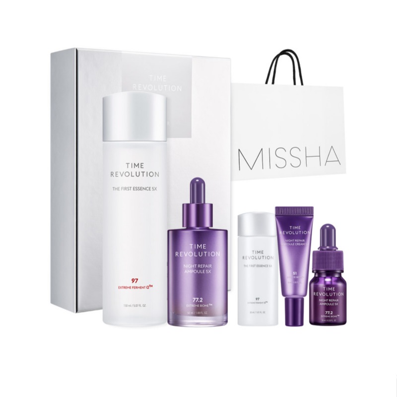 タイムレボリューション ザーファースト5X (エッセンス150ml+アンプル50ml+エッセンス30ml+クリーム10ml+エッセンス10ml)セット
