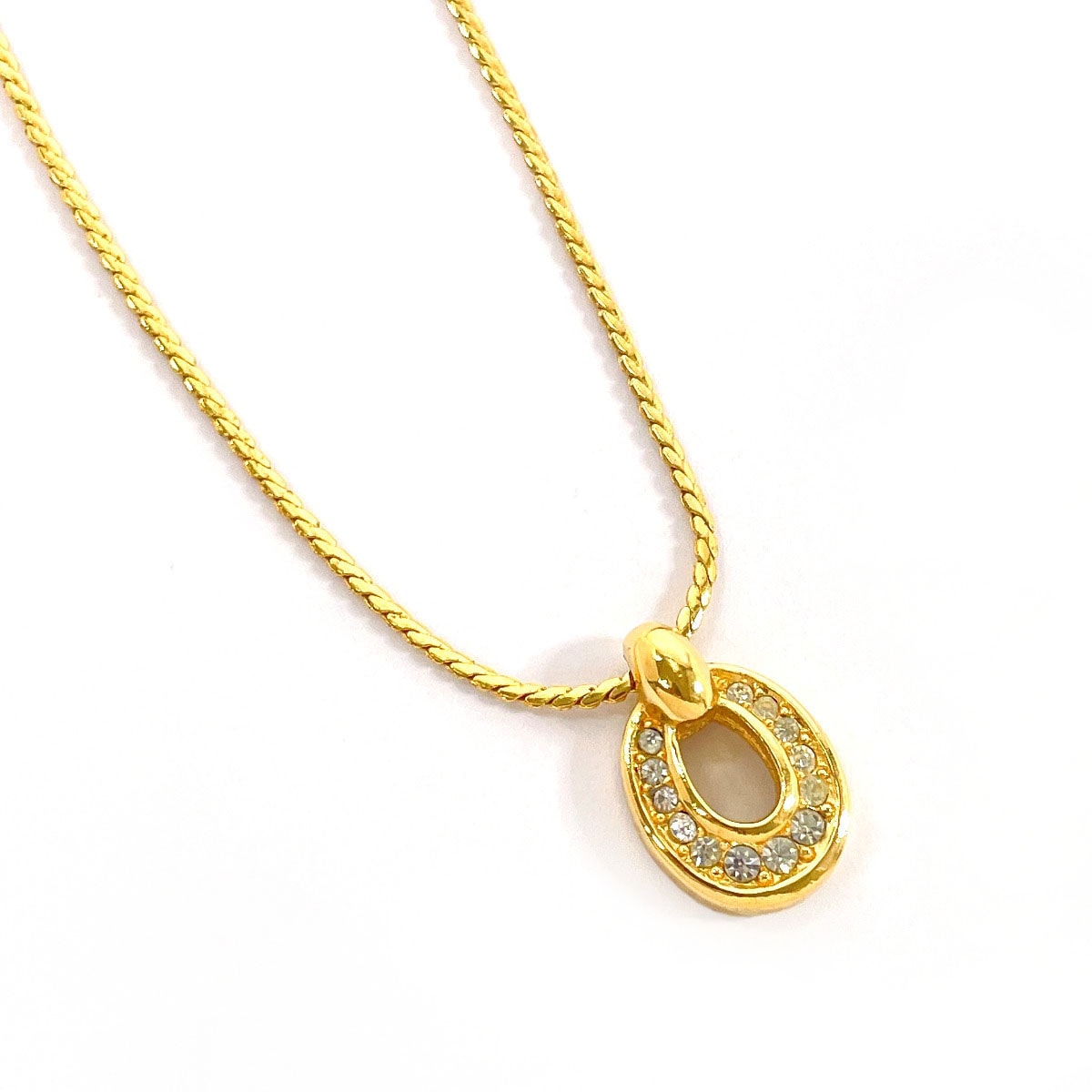 Christian Dior ネックレス ゴールド メタル レディース