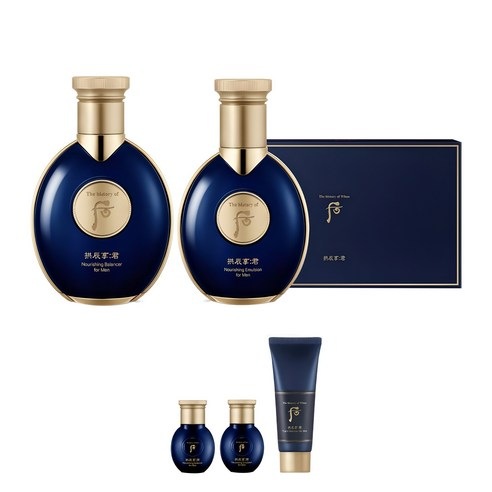 拱辰享 君 滋養 スキン 140ml + ローション 100ml + スキン 20ml + ローション 20ml + フォーム 40ml, 1セット 豪華 セット