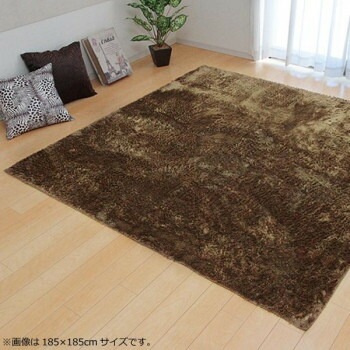 ラグ カーペット 『ラルジュ』 ベージュ 約200x300cm（ホットカーペット対応） 3958739