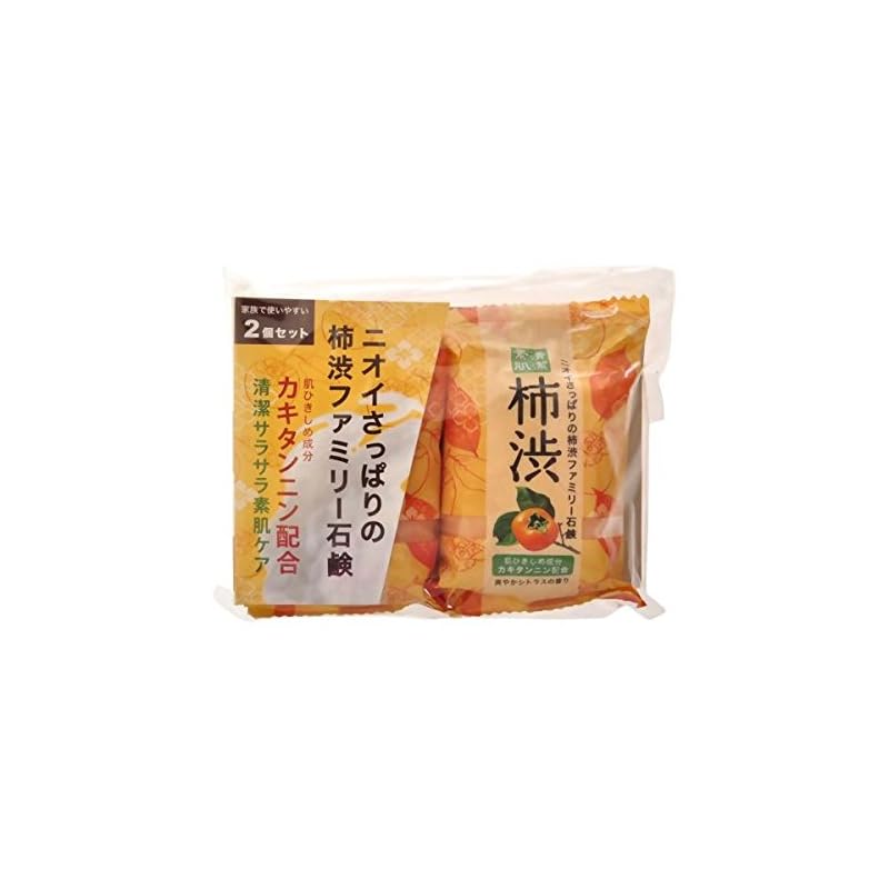 【お徳用 6 セット】 ペリカン 柿渋ファミリー石鹸 80g2個6セット