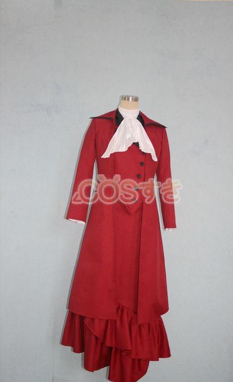 【新品開催 】黒執事 アンジェリーナ ダレス Angelina Dulles マダム レッド コスプレ衣装 コスプレ衣装 COS 高品質 新品 Cosplay アニメ