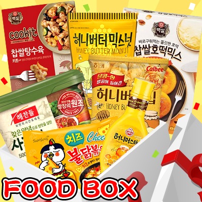 [ぎもちBOX]ホットクセット+サムジャン+ハニーマスタード+チーズプルダックポックンミョン+タンスユクキット+ハニーバターチップ+ハニ