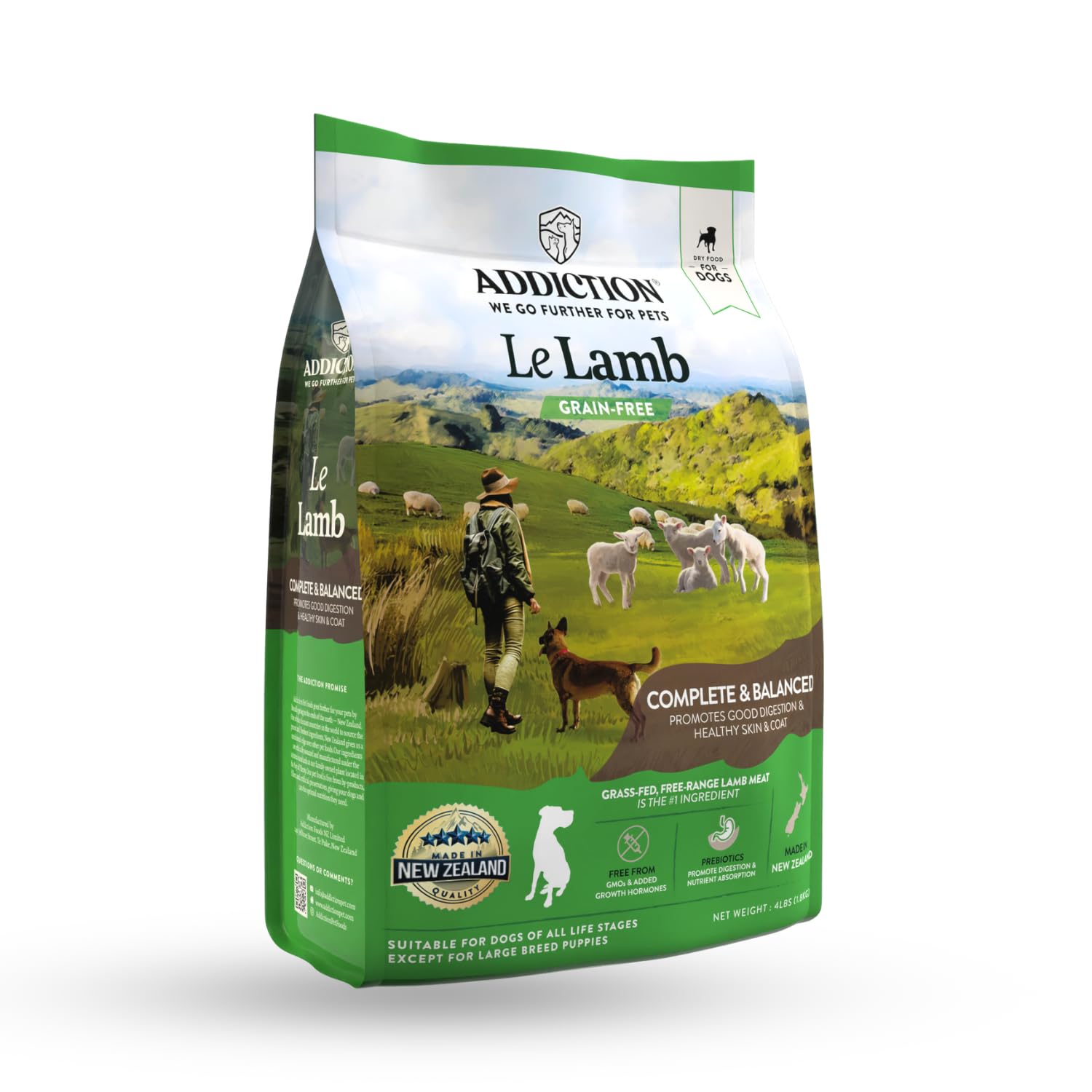アディクション ドッグフード グレインフリー ル・ラム 1.8キログラム (x 1)