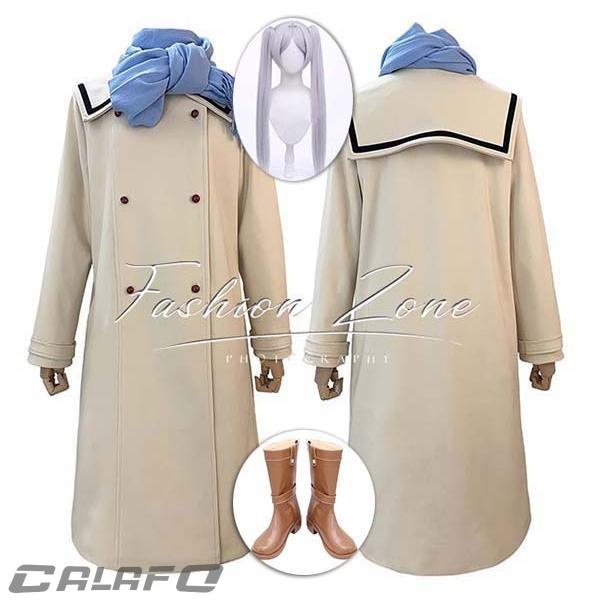 葬送のフリーレン 風 フリーレン コスプレ衣装 ウィッグ 靴 道具 冬服 日常服 コスチューム 演出服 アニメ ゲーム ハロウィン cosplay 変装