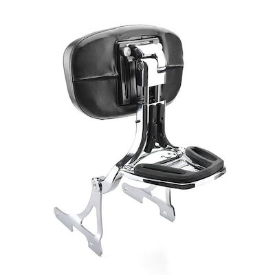 ハーレー バックレスト 背もたれ レア 後部座席の背もたれ オートバイ用バックレスト 荷物ラック 取り外し