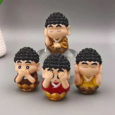 Qoo10] 中国式禅意クレヨンしんちゃんフィギュア四 : おもちゃ・知育