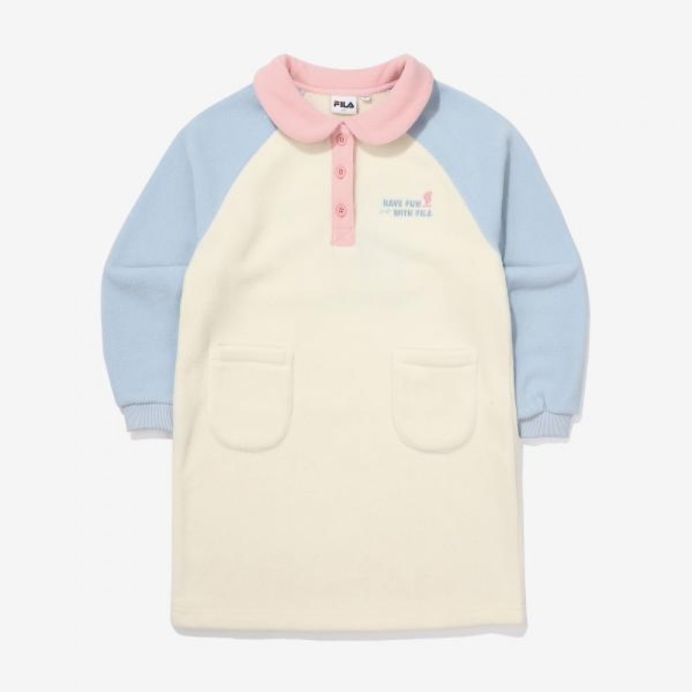 (フィラキッズ) (エクスプロア) アルパカドレス (FK2OPE4111F_CRM)