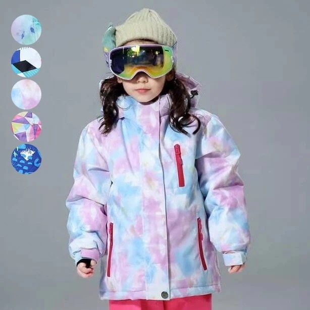 冬アウタースキーウェアキッズスノーウェア女の子男の子子スノーボードウエア可愛いジャケットだけスノボウェア上着ボードウェアスノボウェアジュニア子用ジャケットスノーボ