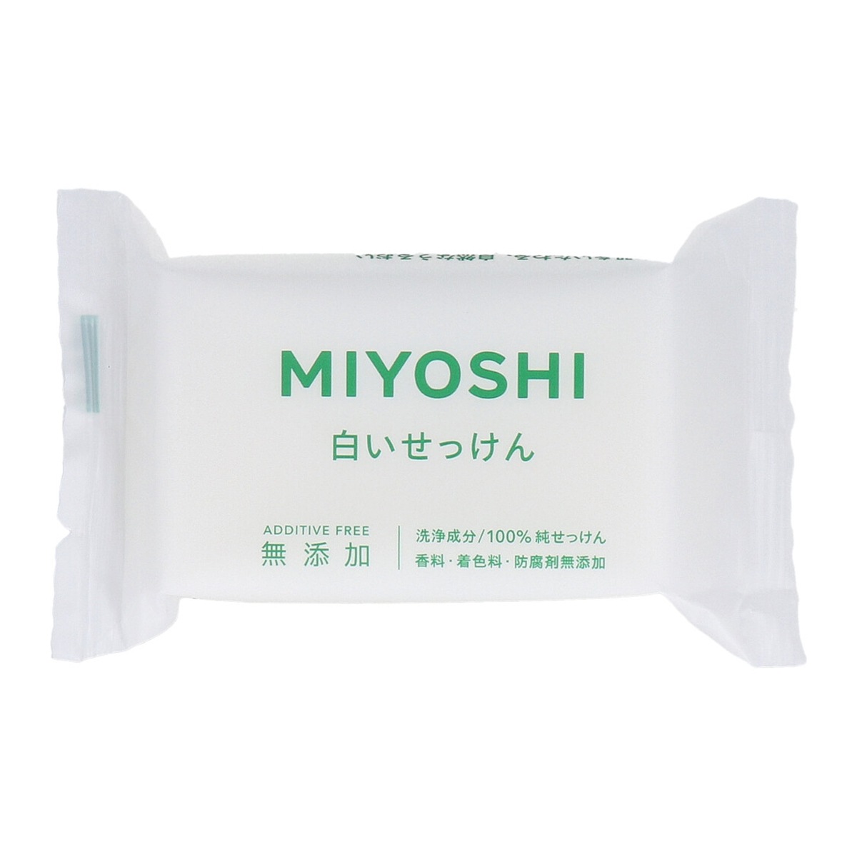 ミヨシ石鹸 白いせっけん 1P 108gX20個