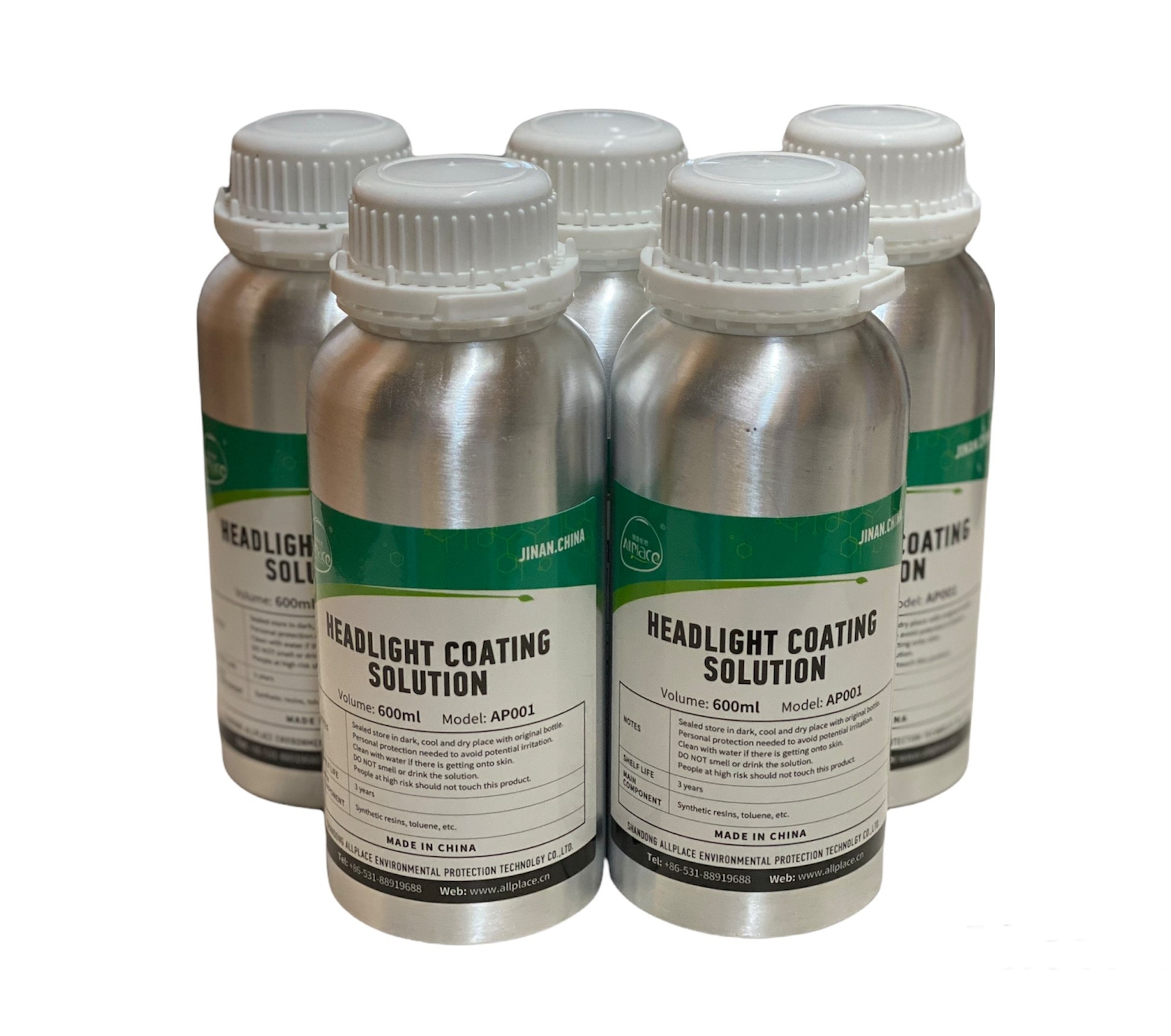 Allplace オールプレイス ヘッドライト コーティング スチーマー ヘッドライト クリーナースチーマーヘッドライトクリーナー専用溶剤5本