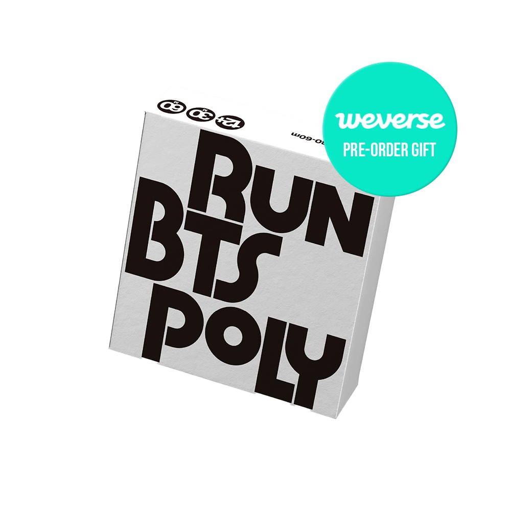 【Weverse特典選択】 RUN BTS POLY HIGHLIGHT PACKAGE