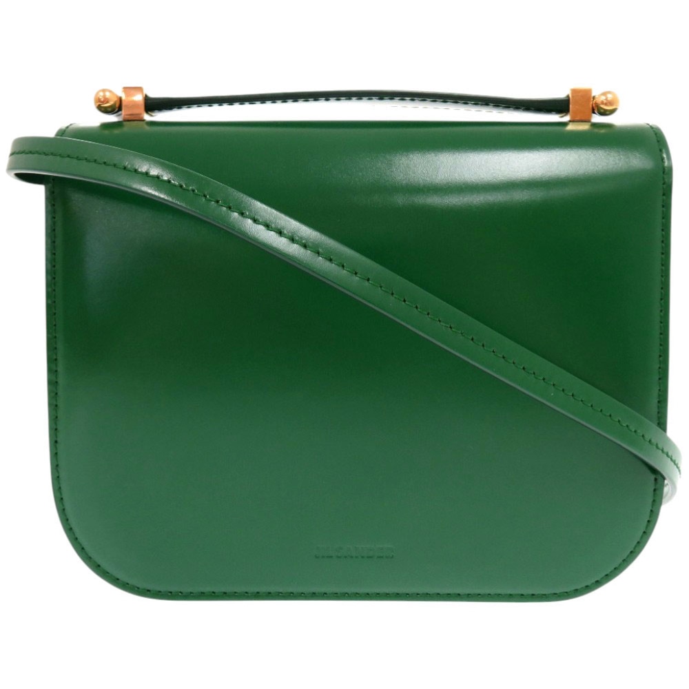 新品同様 タオ ショルダーバッグ レザー グリーン 0312【中古】 レディース