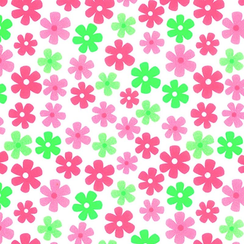 （まとめ買い）シモジマ HEIKO 包装紙 花柄 半才並口 ミニブルーム 100枚 757x530mm ラッピング用品 002200305 [x3セット]