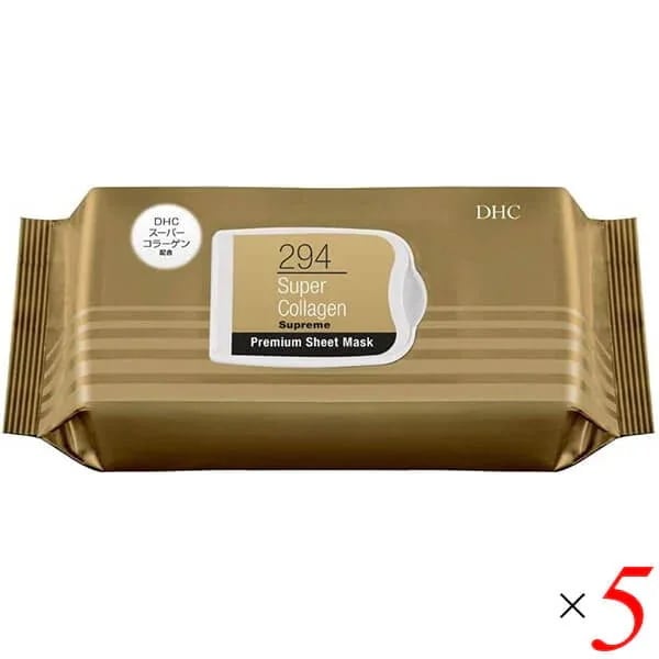 DHCスーパーコラーゲン スプリーム プレミアム シートマスク 32枚 5個セット