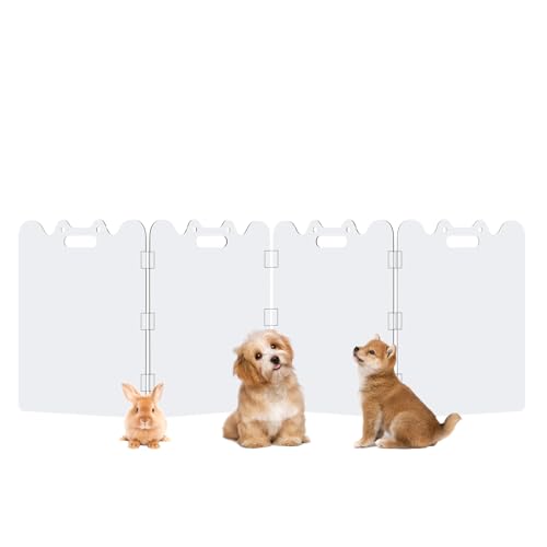 ペットフェンス ペットゲート 犬フェンス 高さ58.5cm ベビーゲート 透明ゲート アクリルゲート 透明フェンス 置くだけゲート ロングゲート 自立型ゲート アクリル板 折りたたみ 200cm 10,098円