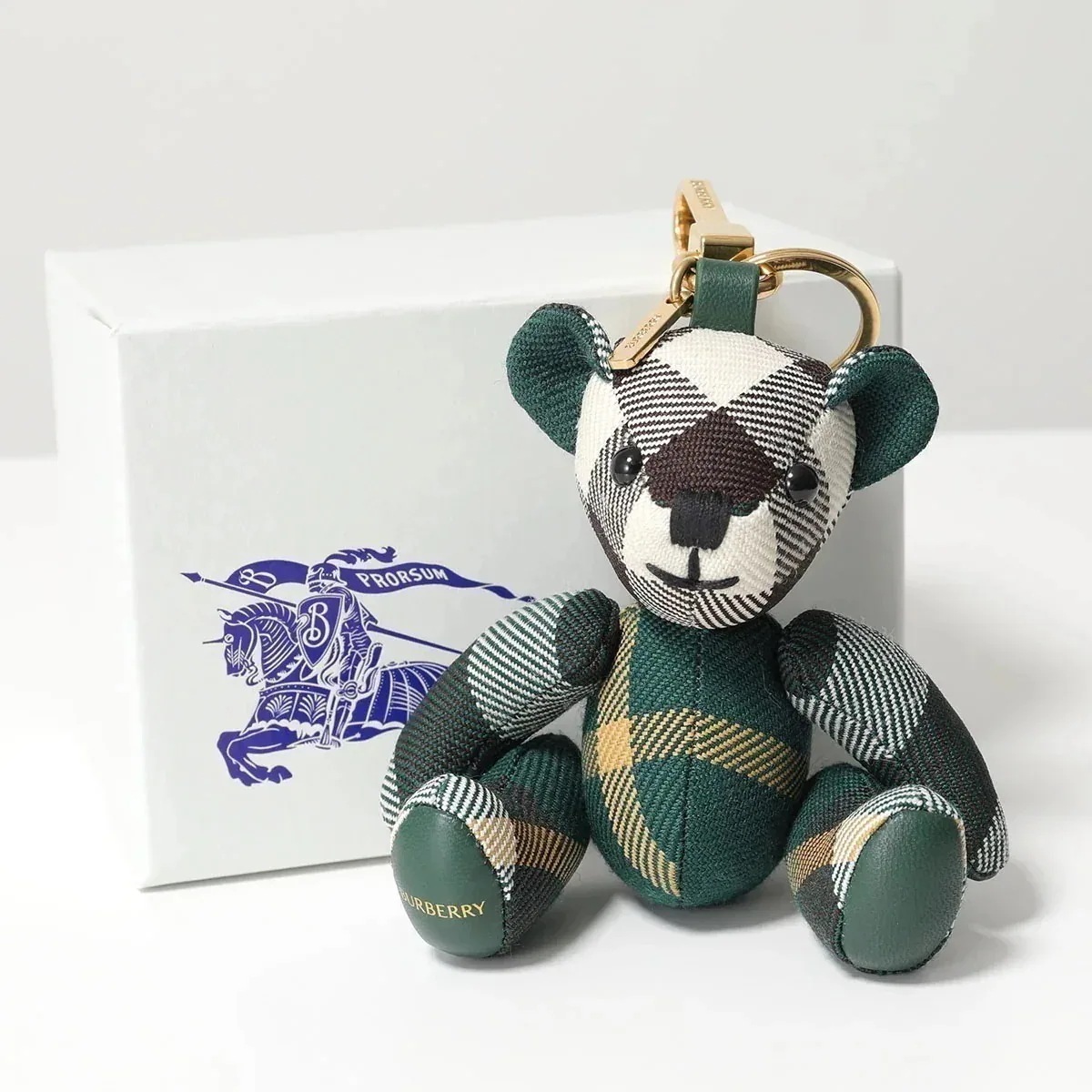 BURBERRY バーバリー キーホルダー LS THOMAS CHARM RY7 8083519 レディース バッグチャーム トーマスベア テディベア B86