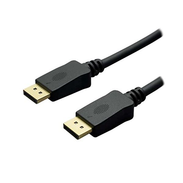 (まとめ)MCO 4K対応 DisplayPortケーブル 2.8m ブラック DP-28/BK(×2セット)