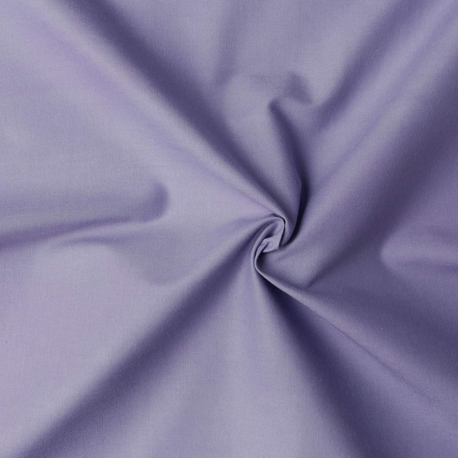 日本紐釦貿易(Nippon Chuko) エイティスクエア 無地 生地 綿100% シャーティング モーブ パープル系 巾約108cm×6m切売カット KD4630-322-6M