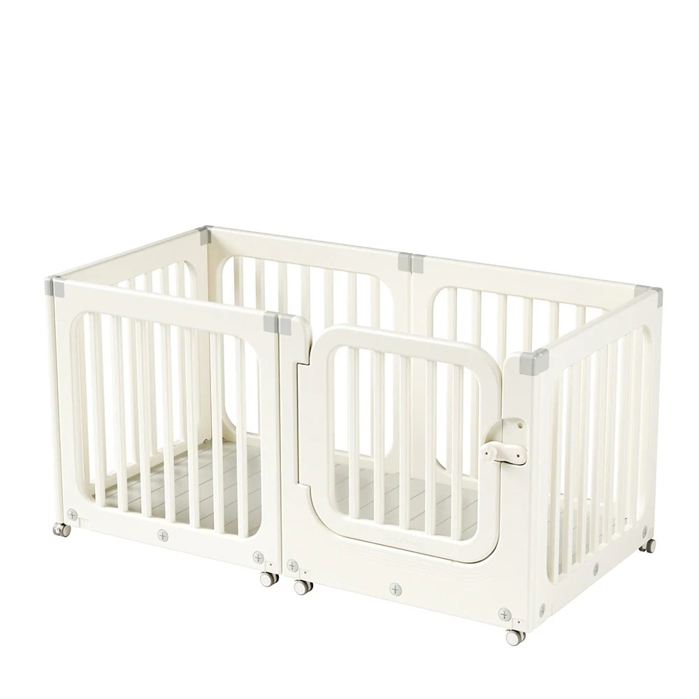 【国内即日発送】ベビーサークル5関ジャニロック扉付きキャスター付き大型室内プレイヤードベビーゲート赤ちゃんセーフティガード組とて立山简単キッズスペース幼児保育园の保育用品