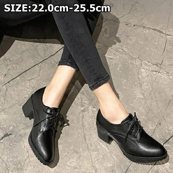 ２点で13o円OFF！【激安SALE】オックスフォードシューズ レディース レースアップ パンプス レースアップ 紐 オックスフォードシューズ レースアップ おじ靴 レディース マニッシュ シンプル 4,387円