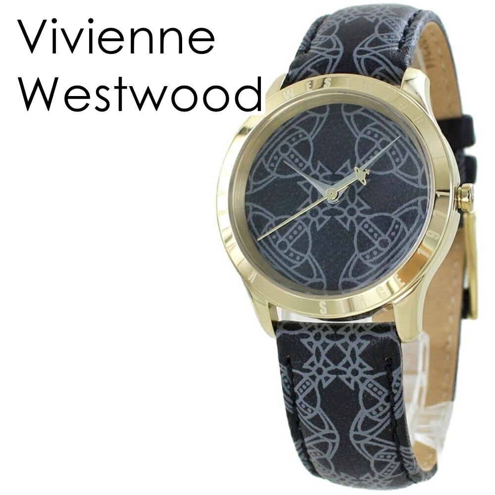 ヴィヴィアン ウエストウッド 腕時計 手表 メンズ レディース ブランド おしゃれ Berkeley オーブモチーフ ブラック 黒 革ベルト 時計 夫 妻 結婚記念日 誕生日 プレゼント サプライズ