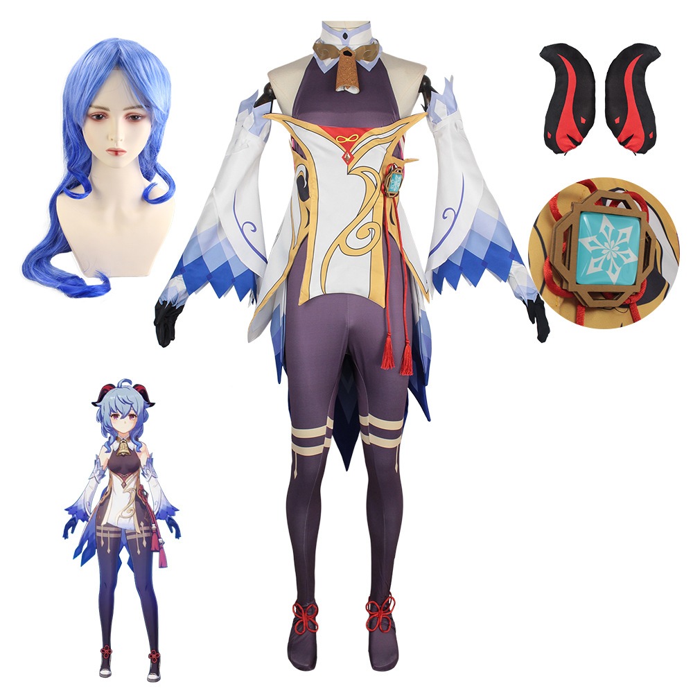 原神 ガニュー Cosスーツ コスプレ衣装 アニメ ゲーム ボディストッキング フルセット Cスーツ パフォーマンススーツ ガニュー Cosスーツ