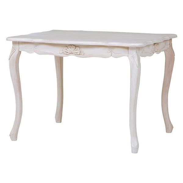 アンティーク風ダイニングテーブル/リビングテーブル 長方形/幅100cm 木製 ハンプトンシリーズ 姫系 39,409円