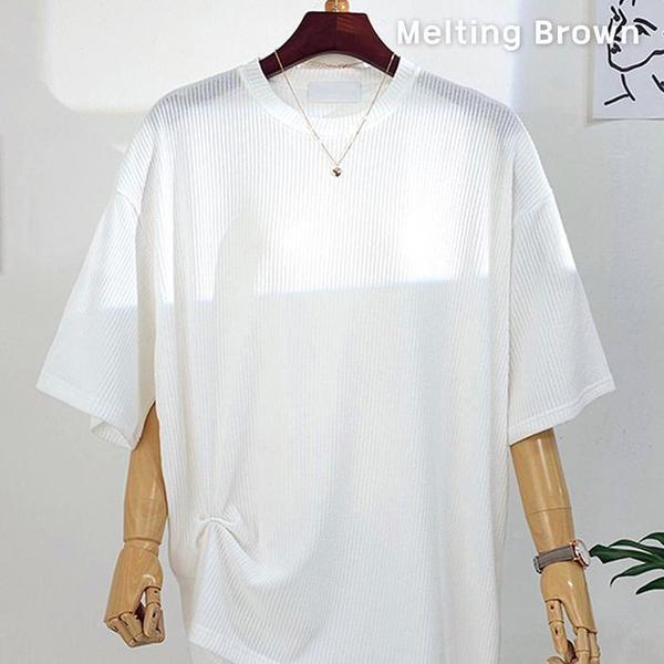 女性用ルーズフィットニット 女性用半袖ニット MS24