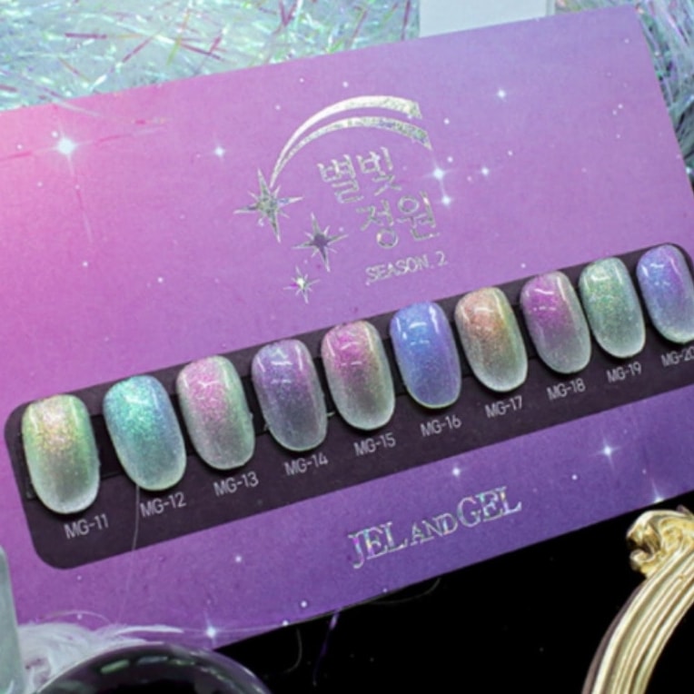 JEL AND GEL / Starlight Garden Season 2 Magnet Glitter Gel 10SET
