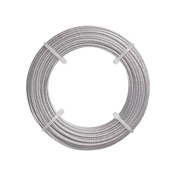 （まとめ）ステンレスワイヤーロープ Φ1mmx10m CWS-1S10 1巻 [x3セット]