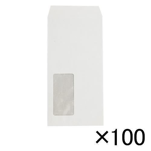 （まとめ買い）壽堂紙製品 マド付封筒長3ハーフトーン99透けない白 31520 00006295 [x3]