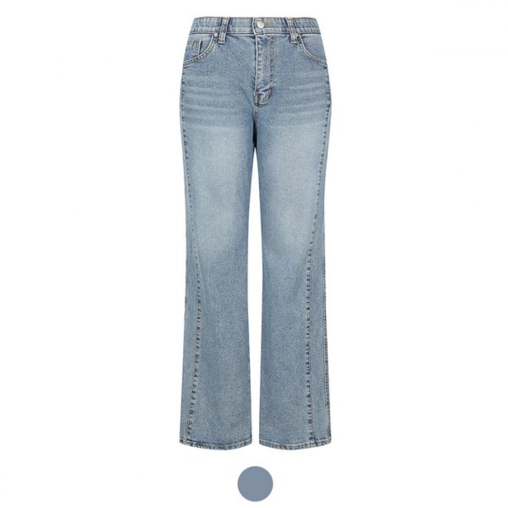 [アナルドバシーニ] (アナルドバシーニ) インシショナルラインデニムストレートパンツ (AX04DP42W)