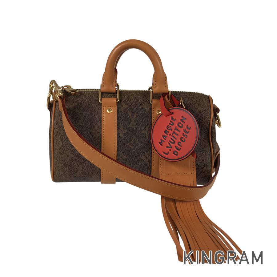 モノグラム ダスト キーポル バンドリエール 25 M11542 ハンドバッグ te【中古】