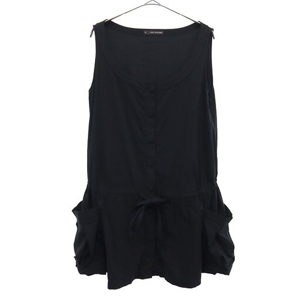 フォクシー ニューヨーク ノースリーブ ワンピース 42 ブラック FOXEY NEW YORK レディース